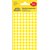 Etiket Avery 3013 rond 8mm geel 416 stuks
