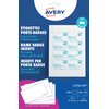 Insert pour badge Avery L4726-20 40x75mm micro perforation 20 feuilles Photo