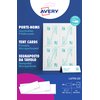 Tafelnaambord Avery L4795-20 180x60mm wit 20 stuks foto