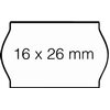 Prijsetiket 16x26mm Open-Data S14/Sato Judo afneembaar wit foto