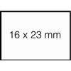 Prijsetiket 16x23mm Sato Duo 20 afneembaar wit foto