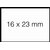 Prijsetiket 16x23mm Sato Duo 20 afneembaar wit