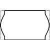 Prijsetiket 16x26mm Open-Data S14/Sato Judo permanent wit 1000 stuks foto