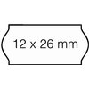 Prijsetiket 12x26mm Sato Samark permanent wit 1500 stuks foto