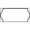 Prijsetiket 12x26mm Sato Samark permanent wit 1500 stuks foto