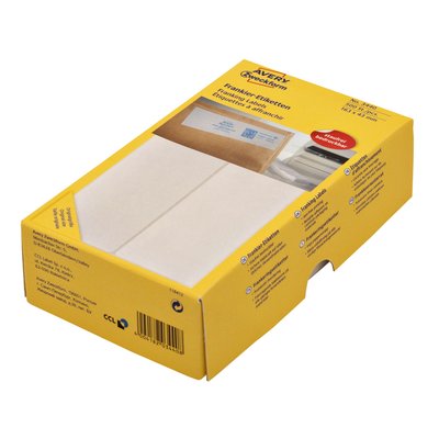 Etiquette affranchissement Avery 3440 163x43mm 500 pcs