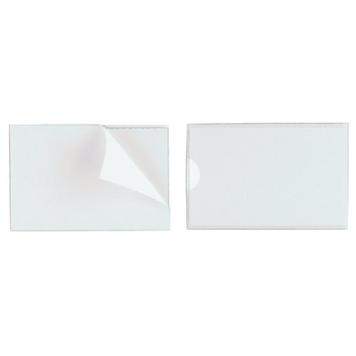 Etikethouder Durable pocketfix 57x90mm zelfklevend 10 stuks
