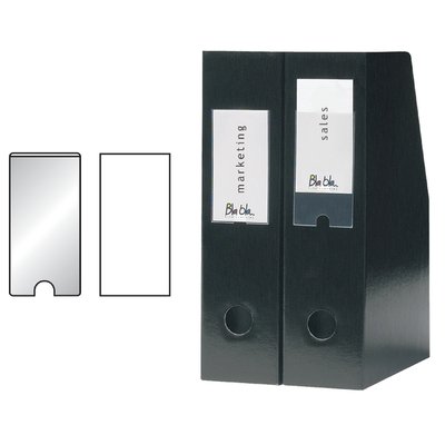 Etikethouder Djois 35x75mm zelfklevend transparant 12 stuks