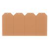 Label HF2 nr 0 200gr 25x50mm bruin 1000 stuks foto