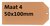 Label karton nr 4 200gr 50x100mm chamois 1000 stuks