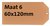 Label karton nr 6 200gr 60x120mm chamois 1000 stuks