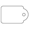 Label Apli karton nr 390 22x35mm wit 500 stuks foto