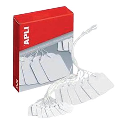 Label Apli karton nr 391 28x43mm wit 500 stuks