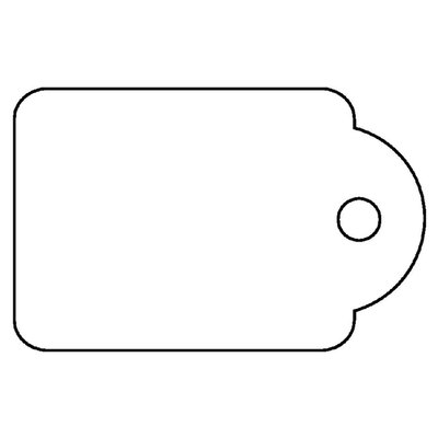 Label Apli karton nr 395 45x65mm wit 400 stuks