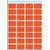 Etiket HERMA 3642 12x19mm rood 160 stuks