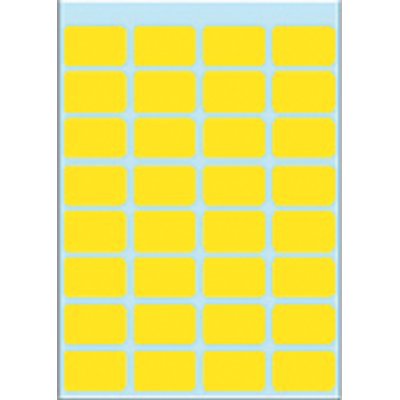 Etiket HERMA 3641 12x19mm geel 160 stuks