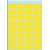 Etiket HERMA 3641 12x19mm geel 160 stuks
