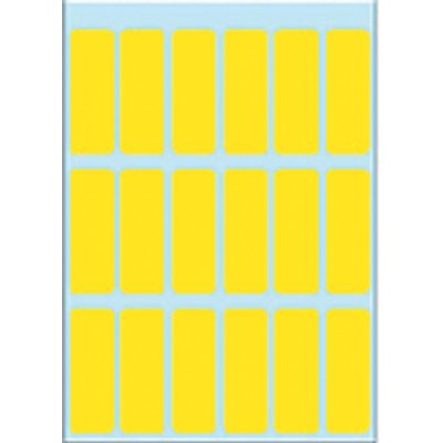 Etiquette HERMA 3651 12x34mm jaune 90 pièces