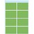 Etiquette HERMA 3695 26x40mm vert 40 pièces