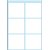 Etiket HERMA 3753 36x40mm wit 42 stuks