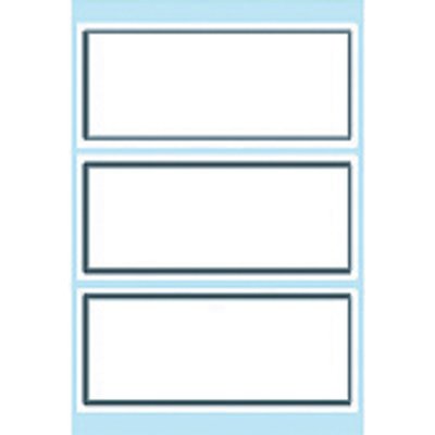 Etiquette cahier HERMA 5711 36x80mm cadre gris 18 pièces