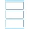 Etiquette cahier HERMA 5711 36x80mm cadre gris 18 pièces Photo