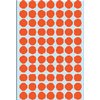 Etiket HERMA 2232 rond 13mm rood 2464 stuks foto