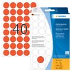 Etiket HERMA 2252 rond 19mm rood 1280 stuks foto