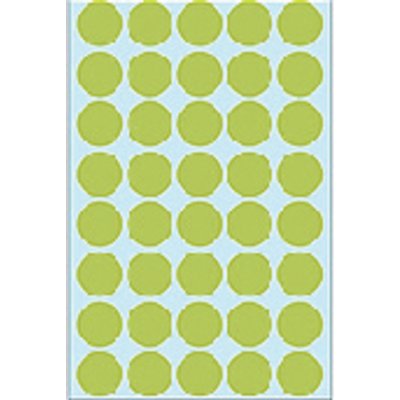 Etiquette HERMA 2255 rond 19mm vert 1280 pièces
