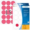 Etiket HERMA 2276 rond 32mm fluor rood 360 stuks foto
