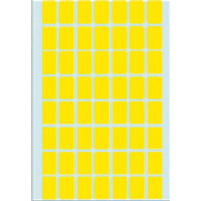 Etiquette HERMA 2341 12x18mm jaune 1792 pièces