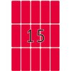 Etiket HERMA 2416 20x50mm fluor rood 360 stuks foto