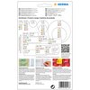 Etiket HERMA 2416 20x50mm fluor rood 360 stuks foto