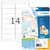 Etiket HERMA 8635 99.1x38.1mm premium wit 140 stuks