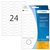 Etiket HERMA 2510 10x49mm wit 576 stuks