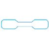 Etiket HERMA 2510 10x49mm wit 576 stuks foto