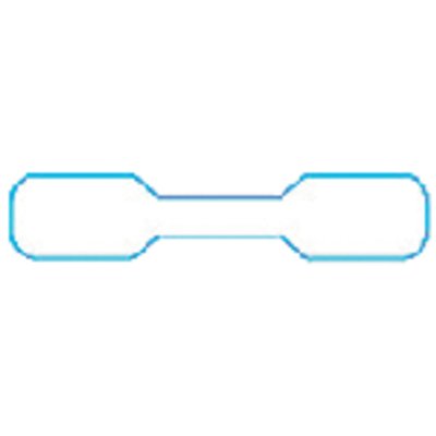Etiket HERMA 2510 10x49mm wit 576 stuks