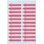 Etiquette HERMA 4143 38x7mm flèches rouge 88 pièces