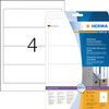 Rugetiket HERMA 10165 breed 61x192mm verwijderbaar wit foto