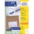 Etiquette Avery 3478 210x297mm A4 blanc 100 pièces