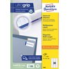 Etiket Avery 3489 70x29.7mm wit 3000 stuks foto