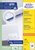 Etiket Avery 3658 64.6x33.8mm wit 2400 stuks