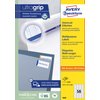 Etiket Avery 3668 52.5x21.2mm wit 5600 stuks foto