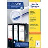 Rugetiket Avery breed 61x192mm zelfklevend wit 100 vel foto