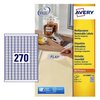 Etiket Avery L4730REV-25 17.8x10mm wit 6750 stuks foto