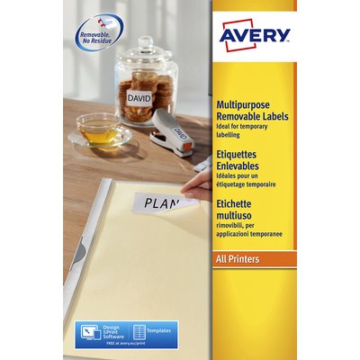 Etiket Avery L4733REV-25 99.1x139mm wit 100 stuks