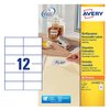 Etiket Avery L4743REV-25 99.1x42.3mm wit 300 stuks foto