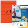 Etiket HERMA 4407 70x37mm rood 2400 stuks foto