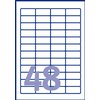 Etiket Avery L4736REV-25 45.7x21.2mm wit 1200 stuks foto