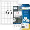 Etiket HERMA 4212 38.1x21.2mm verwijderbaar wit 1625 stuks foto